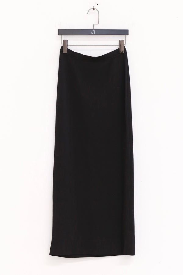 SWAYING 25 Spring/Summer Side Slit Long Skirt SW-SW25SS3B08C2-HEI Black